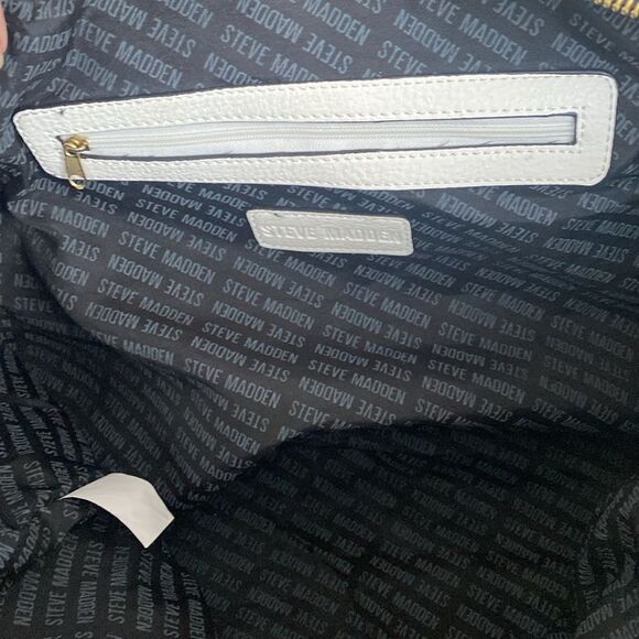 Steve Madden XL Sports / Travel 2 ways bag Black & White NWOT - Picture 7 of 13